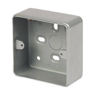 Image of MK 2-Module Grid Metal-Clad Switch Box 40mm 