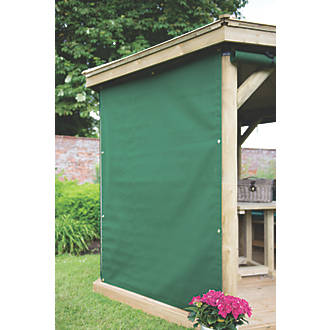 Image of Forest Green Acrylic Gazebo Curtains 2m x 2.20m 6 Pack 