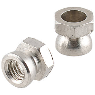 Image of Easyfix A2 Stainless Steel Security Shear Nuts M6 10 Pack 