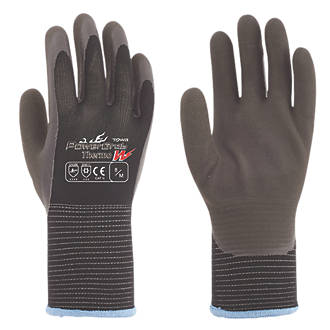 Image of Towa PowerGrab Thermal Grip Gloves Brown / Black X Large 