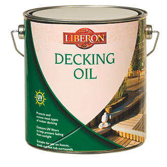 Image of Liberon Decking Oil Clear 2.5Ltr 