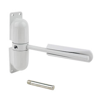 Image of Smith & Locke Surface-Mounted Door Closer White 