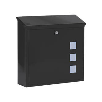 Image of Burg-Wachter Aire Post Box Black Powder-Coated 