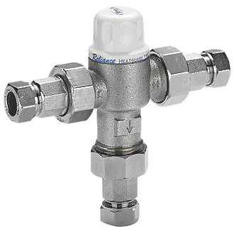 Image of Reliance Valves HEAT160005 Heatguard 2-in-1 Thermostatic Mixing Valve 15mm 