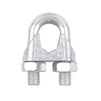 Image of Diall M8 Rope Clips Zinc-Plated 10 Pack 