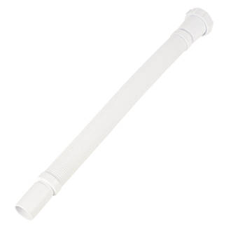 Image of McAlpine Flexible Straight Connector White 460mm 
