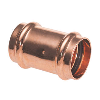 Image of Conex Banninger B Press Copper Press-Fit Equal Coupler 15mm 10 Pack 