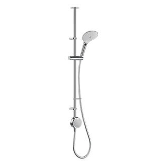 Image of Mira Activate HP/Combi Ceiling-Fed Single Outlet Chrome Thermostatic Digital Mixer Shower 