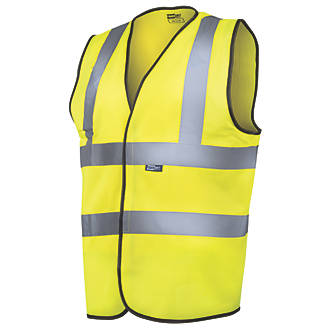 Image of Tough Grit High Visibility Vest Yellow Large 50" Chest 