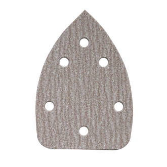 Image of Norton Expert Corner Sanding Triangles Punched 136 x 95mm 180 Grit 5 Pack 