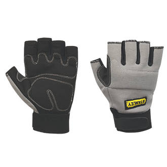 Image of Stanley Performance Fingerless Gloves Grey Large 