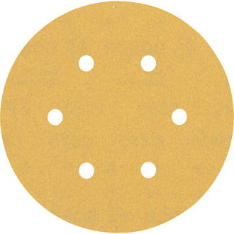 Image of Bosch Expert C470 Sanding Discs 6-Hole Punched 150mm 180 Grit 50 Pack 