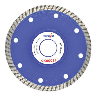 Image of Marcrist CK600SF Tile Turbo Cut Blade 115mm x 22.23mm 