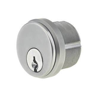 Image of Adams Rite Replacement Cylinder Satin Chrome 32mm 