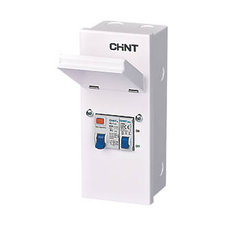 Image of Chint NX3 Series 3-Module 3-Way Populated Shower Consumer Unit 