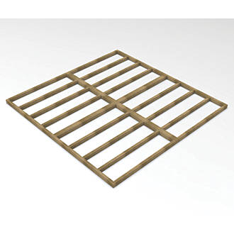 Image of Forest 9' 6" x 10' Timber Shed Base 