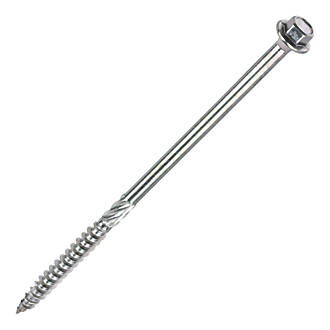 Image of Timco Hex Socket Thread-Cutting Timber Screws 6.7mm x 150mm 25 Pack 