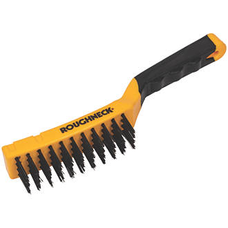 Image of Roughneck Soft-Grip Carbon Steel Wire Brush 