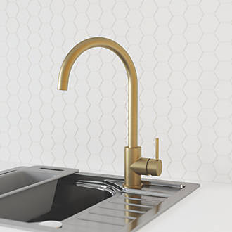 Image of Swirl Tap Brushed Brass 