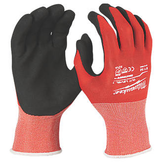 Image of Milwaukee Cut Level 1/A Gloves Red Medium 