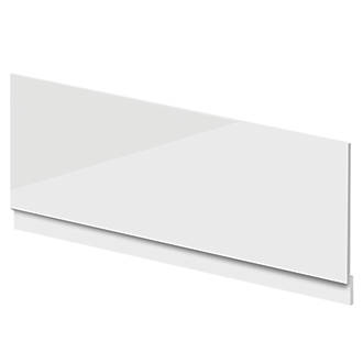 Image of Highlife Bathrooms Adjustable Front Bath Panel 1600mm Gloss White 