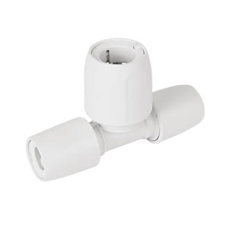 Image of Hep2O Plastic Push-Fit Reducing Tee 10mm x 10mm x 15mm 