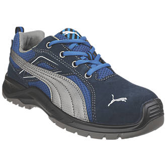Image of Puma Omni Sky Low Safety Trainers Blue Size 7 