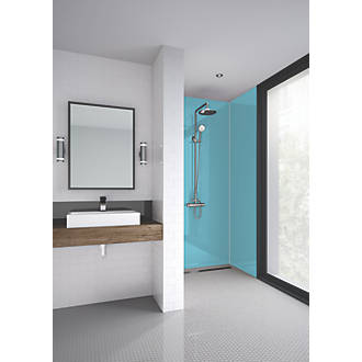 Image of Splashwall Bathroom Splashback Gloss Ocean 600mm x 2420mm x 4mm 