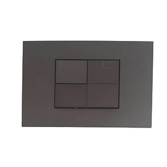Image of Fluidmaster Tile Dual-Flush T-Series Activation Plate Black 