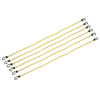 Image of Smith & Locke Bungee Cords 1200mm x 10mm 6 Pack 