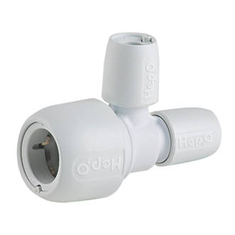 Image of Hep2O Plastic Push-Fit Reducing Tee 22mm x 10mm x 10mm 