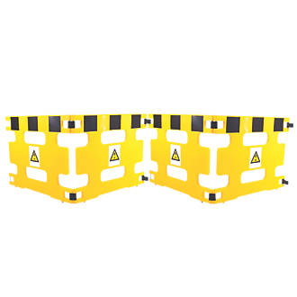 Image of Addgards Handigard 4-Panel Barrier Yellow / Black 