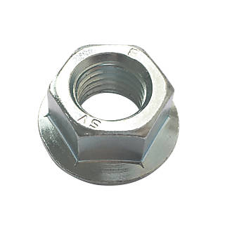 Image of Easyfix BZP Carbon Steel Flange Head Nuts M8 100 Pack 