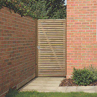 Image of Forest Garden Gate 900mm x 1800mm Natural Timber 
