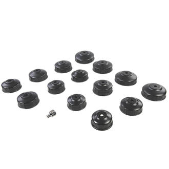Image of Silverline Oil Filter Wrench Set 15 Pack 