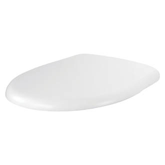 Image of Ideal Standard Alto Standard Closing Toilet Seat & Cover Duraplast White 
