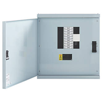 Image of Schneider Electric KQ 6-Way Non-Metered 3-Phase Type B Loadcentre Distribution Board 