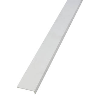 Image of Rothley White Plastic Angle 1000mm x 10mm x 40mm 