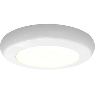 Image of Ansell Reveal Round LED Under Cabinet Downlight White 2W 132lm 3 Pack 