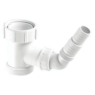 Image of McAlpine V33S Compression Domestic Appliance Tee Piece Connector White 40mm 