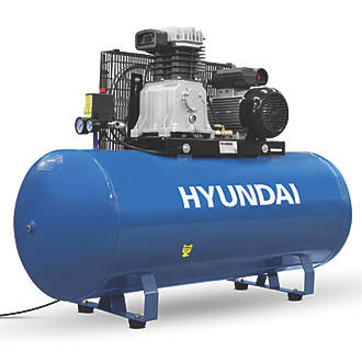 Image of Hyundai HY3200S 200Ltr Electric Belt Drive Air Compressor 230V 