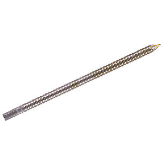 Image of Milwaukee Bright 34Â° D-Head Ring Shank Collated Nails 2.8mm x 80mm 2200 Pack 