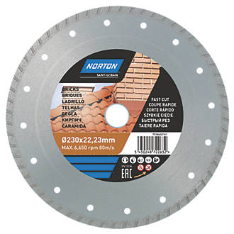 Image of Norton Multi-Material Diamond Cutting Disc 230 x 22.23mm 
