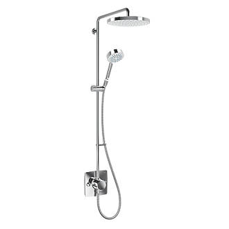 Image of Mira Beacon Rear-Fed Exposed Chrome Thermostatic Mixer Shower 