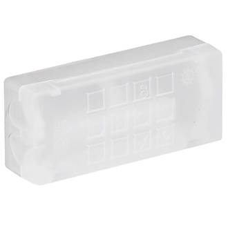 Image of Deta 30A Chocbox 2 Connector Box 125 x 54 x 31mm Translucent 