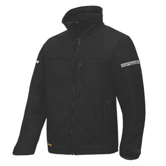 Image of Snickers AllRoundWork 1200 Softshell Jacket Black XX Large 52" Chest 