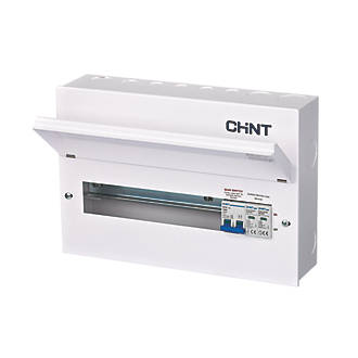 Image of Chint NX3 Series 16-Module 12-Way Part-Populated High Integrity Main Switch Consumer Unit with SPD 