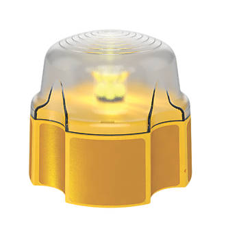 Image of Skipper LIGHT01 Outdoor Photocell LED Retractable Barrier Safety Light Orange/Yellow/Clear 6200lm 