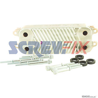 Image of Glow-Worm 0020014402 16-Plate DHW Heat Exchanger 