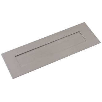 Image of Eclipse External Letter Plate Satin Stainless Steel 330 x 110mm 
